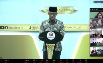 Bawaslu Padang Pariaman Ikuti Peringatan HUT ke-18 Bawaslu RI Secara Daring