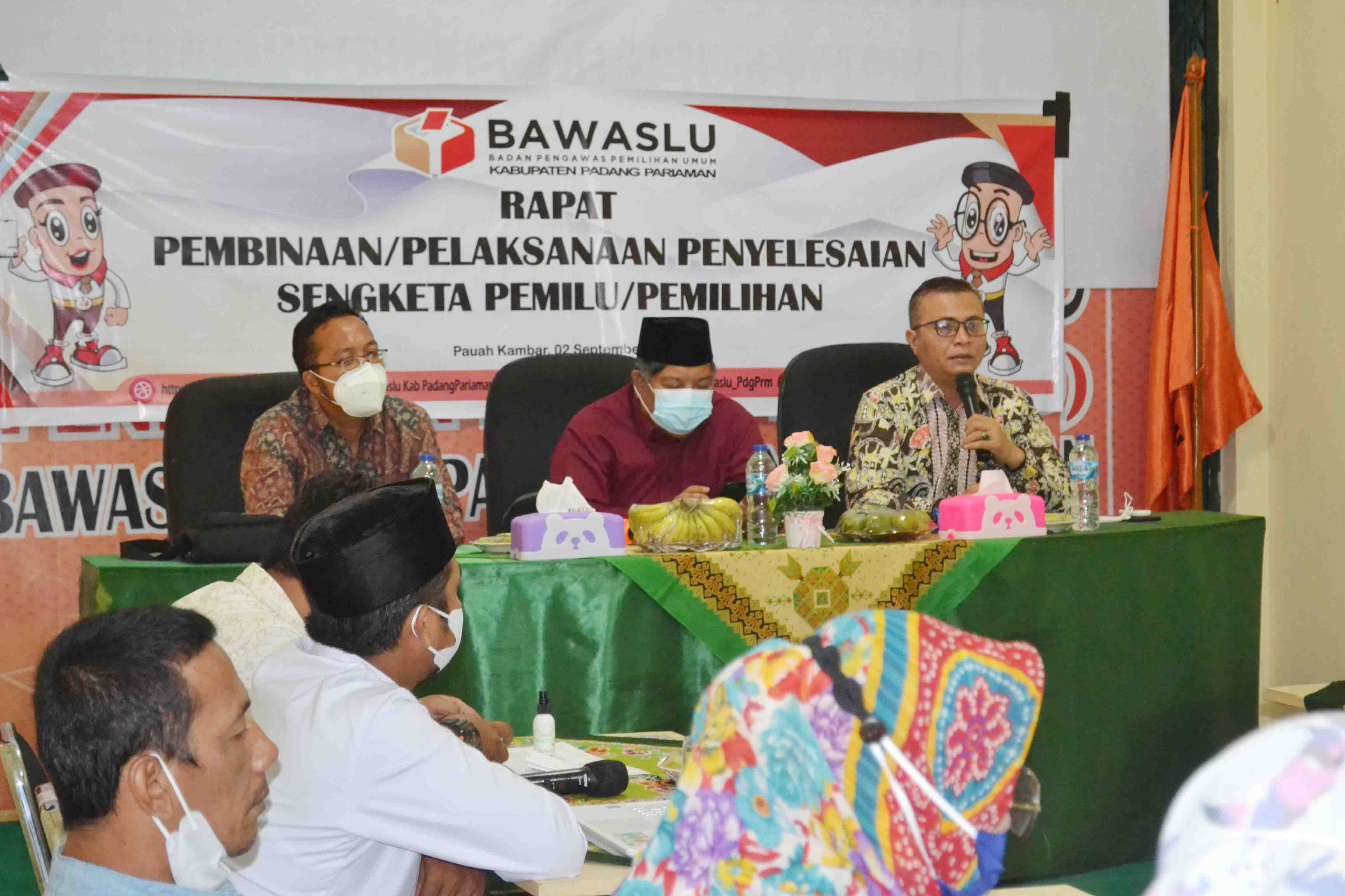 Bawaslu Padang Pariaman undang Parpor dalam Menyamakan Persepsi dan Pemahaman terkait Sengketa Pemilu/Pemilihan