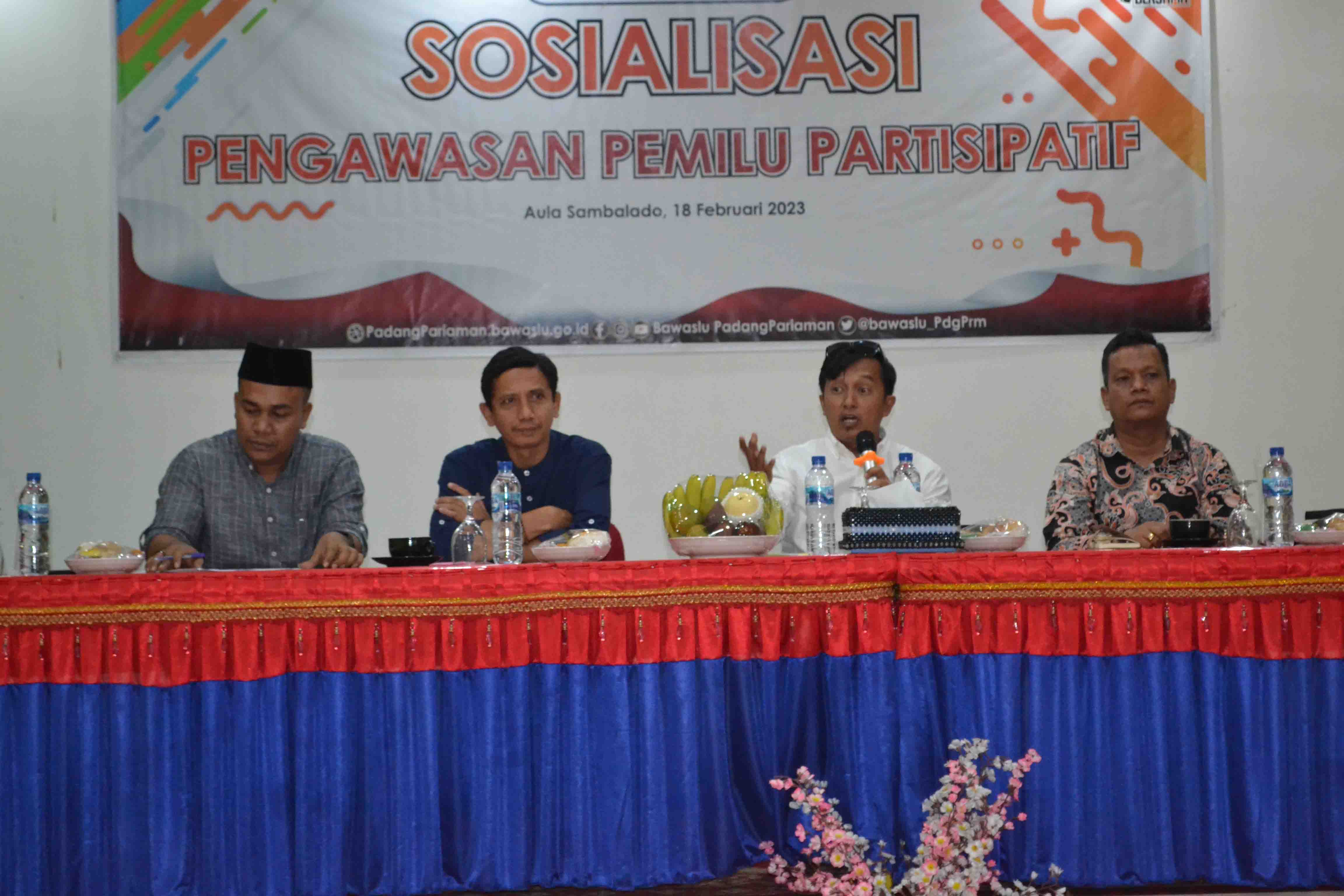 Tingkatkan Partisipasi Masyarakat, Bawaslu Padang Pariaman Selenggarakan Sosialisasi