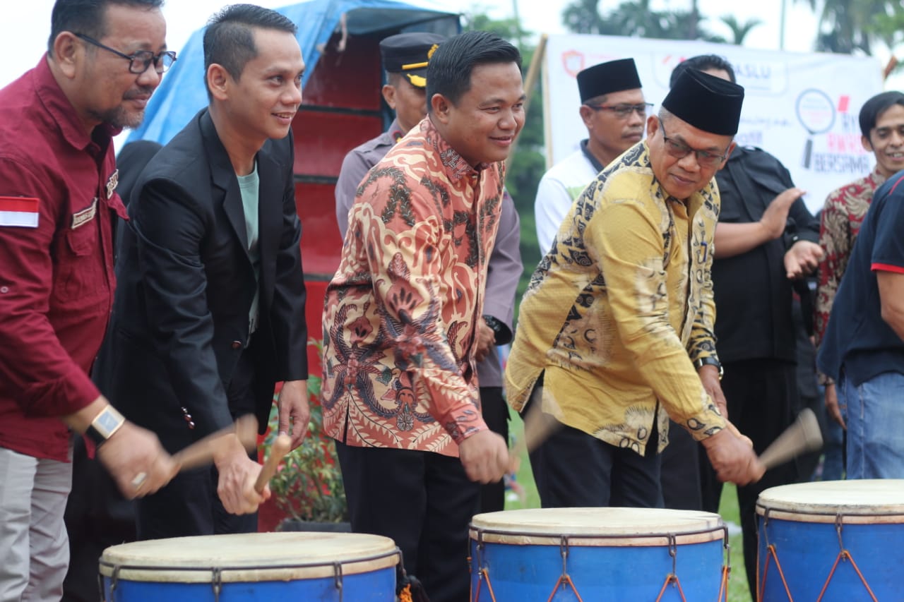 Nagari Malai III Koto Sungai Geringging Dicanangkan sebagai Kampung Pengawasan Partisipatif Pemilu 2024