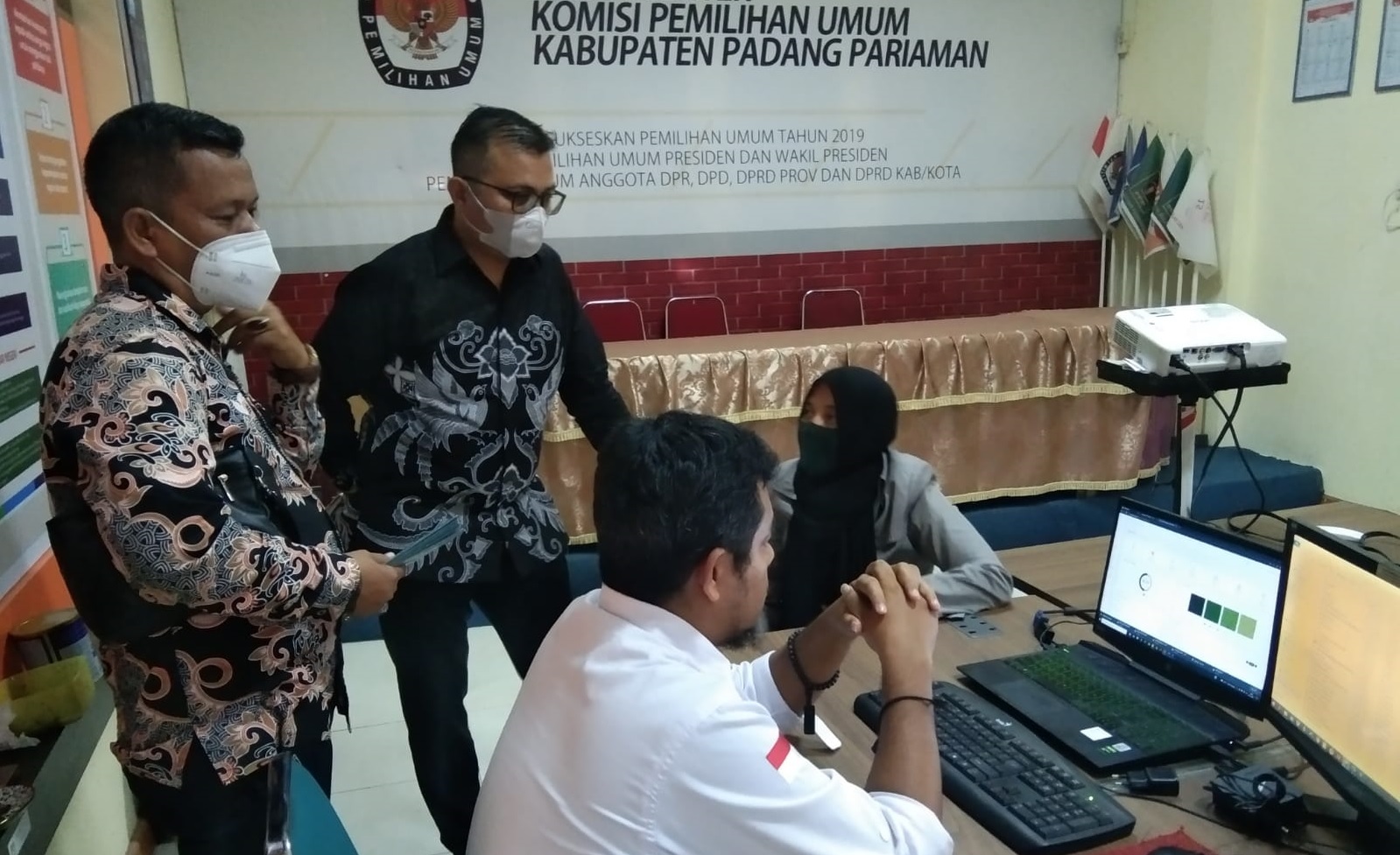 Bawaslu Padang Pariaman Koordinasi langsung Lanjutan DPB KPU Padang Pariaman