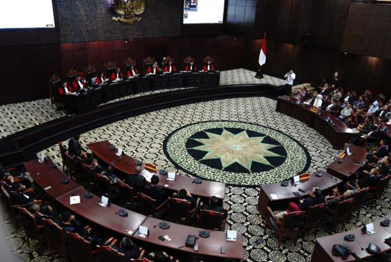 Bawaslu hadiri sidang pembacaan putusan 40 perkara Perselisihan Hasil Pemilihan (PHP) Tahun 2024 di Mahkamah Konstitusi (MK), Senin (24/2/2025).