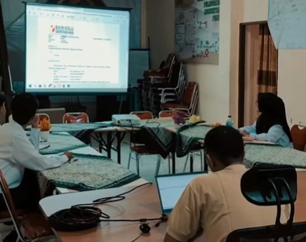 Suasana Pengenalan Lingkungan Kerja Kepada CPNS TA 2024 di Lingkungan Bawaslu Kabupaten Padang Pariaman