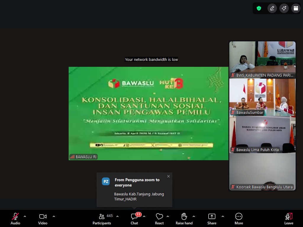 Peringati HUT ke-18 Bawaslu RI, Bawaslu Padang Pariaman Perkuat Komitmen Pengawasan Pemilu