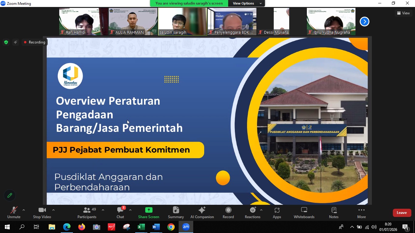 Jajaran Sekretariat Bawaslu Padang Pariaman Ikuti Pelatihan dan Pendidikan PPK 