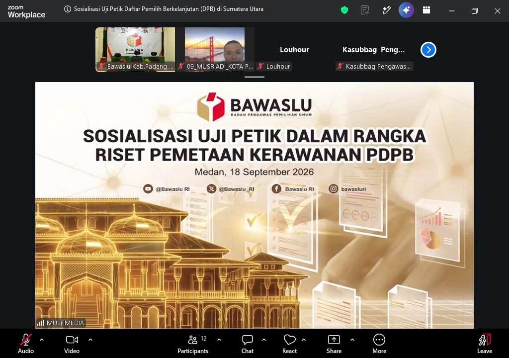 Zoom Sosialisasi Uji Petik 
