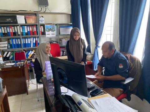 Bawaslu Padang Pariaman Koordinasi dengan KPU Terkait Pemutakhiran Data Partai Politik Semester I Tahun 2026