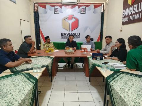 Koordinasi KPU Padang Pariaman ke Bawaslu Padang Pariaman 