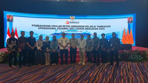 kegiatan Bawaslu Padang Pariaman Ikuti Pembahasan usulan revisi anggaran belanja operasional pegawai 