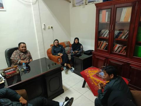 Pelaksanaan Koordinasi Bawaslu Padang Pariaman dengan KPU Padang Pariaman di Kantor KPU Padang Pariaman dalam rangka persiapan Coktas Triwulan III Tahun 2026