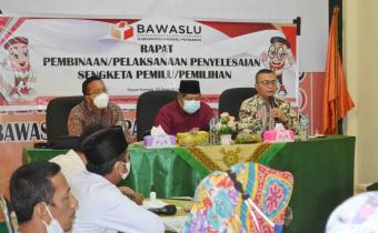 Bawaslu Padang Pariaman undang Parpor dalam Menyamakan Persepsi dan Pemahaman terkait Sengketa Pemilu/Pemilihan