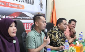 Seiring berakhirnya masa Pencocokan Data dan Penelitian (Coklit )Daftar Pemilih  oleh Pantarlih pada 24 Juli 2024,Bawaslu Padang Pariaman paparkan hasil pengawasan kepada masyarakat, Kamis, 25 Juli 2024.