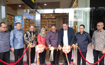 Peresmian Perpustakaan Bawaslu RI, Jakarta, Kamis (30/1/2024).