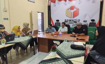 Kedatangan Tim Bawaslu RI di Kantor Bawaslu Kabupaten Padang Pariaman