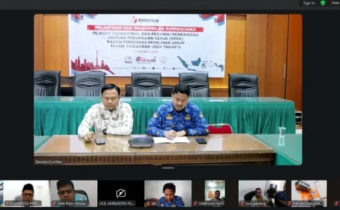 Zoom Meeting yang diadakan Bawaslu Provinsi Sumatera Barat Dalam Rangka Persiapan Pleno PDPB Triwulan III