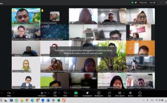 Kegiatan Penguatan Kapasitas Pengelola Aplikasi Modul Komitmen dan Aplikasi E Monev Bappenas secara daring, Selasa, 04/11/2025