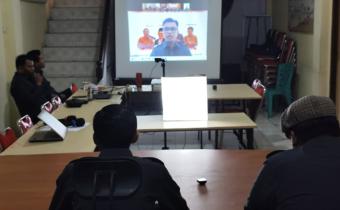 Kick Off Bawaslu Sumbar Sepakat via zoom meeting, Senin (19/1)