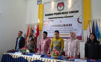 Kegiatan Sosialisasi Peraturan Komisi Pemilihan Umum (PKU) Nomor 3 Tahun 2024 di Kantor KPU padang Pariaman