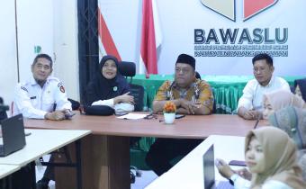 Bawaslu Kabupaten Padang Pariaman turut berpartisipasi dalam kegiatan Halal Bihalal Nasional Keluarga Besar Bawaslu Republik Indonesia.