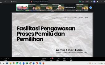 Bawaslu Padang Pariaman Ikuti Penguatan Kapasitas Kesekretariatan Bawaslu Tahun 2026