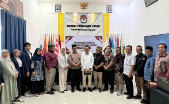 Bawaslu Padang Pariaman Hadiri Peluncuran Inovasi Layanan Publik KPU Padang Pariaman