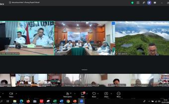 Bawaslu Padang Pariaman Ikuti Rapat Pemantauan Semester I Tahun 2026