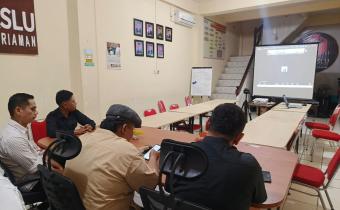 Kegiatan Zoom Meeting SEPAKAT Bersama Bawaslu Provinsi Sumatera Barat