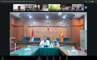 Kegiatan Zoom Persiapan Pleno PDPB Triwulan III bersama Bawaslu Provinsi Sumatera Barat