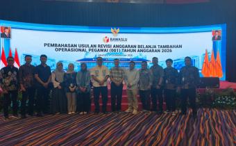 kegiatan Bawaslu Padang Pariaman Ikuti Pembahasan usulan revisi anggaran belanja operasional pegawai 