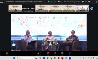 Bawaslu Padang Pariaman mengikuti kegiatan Peningkatan Kompetensi Pengelola Data Indeks Kerawanan Pemilu secara daring melalui media zoom meeting yang bertempat di Kantor Bawaslu Padang Pariaman, Selasa(27/10). 